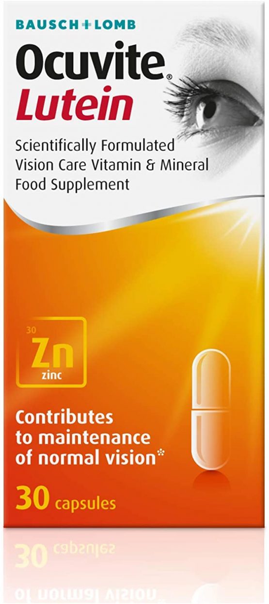 Bausch + Lomb Ocuvite Lutein, 30 Capsules, (Pack of 1)