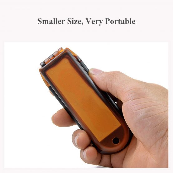 Ancable Folding Hair Brush with Mirror Compact Pocket Size for Travel Car Gym Bag Purse - Image 4