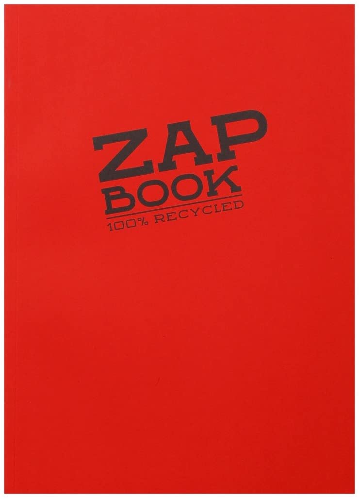 Clairefontaine, Ref 3354C, Recycled Zap Book (160 Pages), A4 (297 x 210mm) Size, Recycled 80gsm Paper, Acid Free, pH Neutral - Image 3
