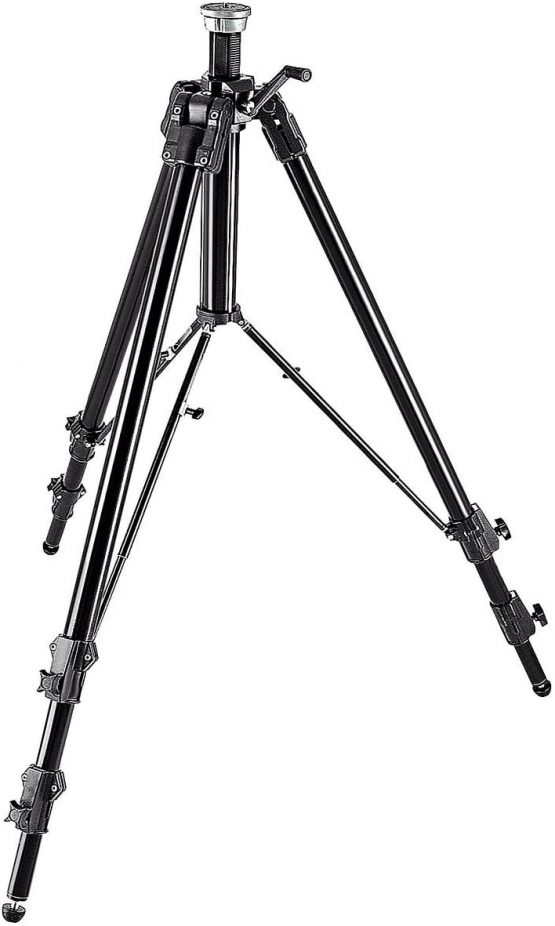 Manfrotto 161MK2B, Super Pro Tripod, Payload 20 kg, Geared Centre Column, Ideal for all Large Format Cameras, Black