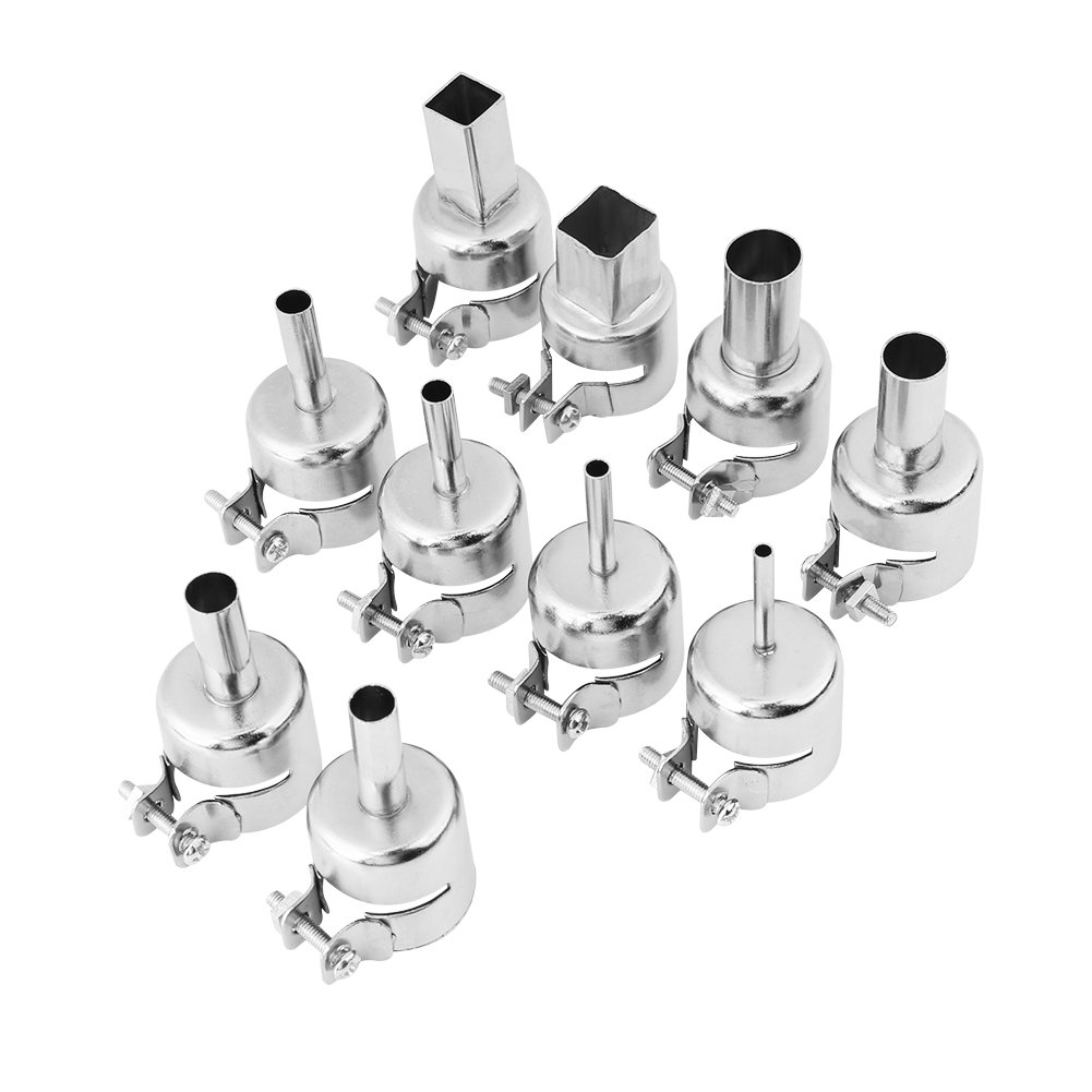 Heat Gun Nozzle Tools TOPINCN Welding Nozzles for Hot Air Soldering Station Repair Tools - 10Pcs/Set - Image 2