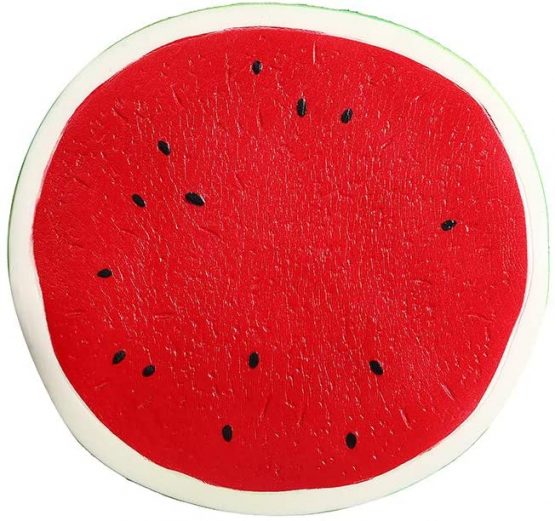 Anboor 10 Inches Squishies Watermelon Super Jumbo Squishy Slow Rising Squeeze Toys Stress Relief For Kids Adults Giant Squishies Fruit Toy Scented Kawaii Soft Gift (1 Pcs) - Image 3