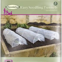 Haxnicks Pack of 3 Easy Seedling Poly Tunnels, 80 cm x 18 cm x 12 cm, ETUN140101