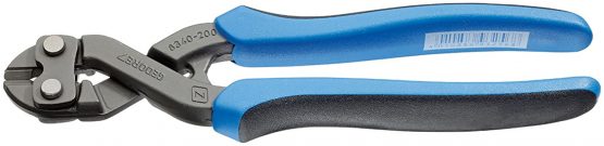 GEDORE One-hand bolt cutter, Blades for wires to 6.0 mm, Only a little effort is needed to cut, Small, Length 200 mm, 8340 Z-200 JL