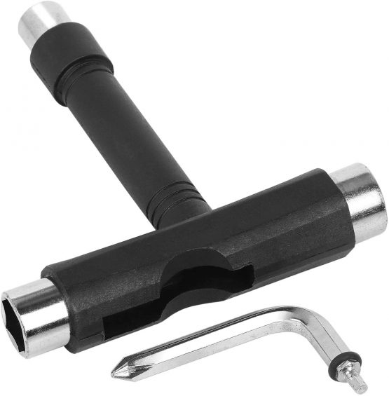 TRIXES Black 5 Way Scooter/Skateboard/Longboard Tool with Key Turner - Image 3