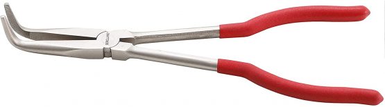 Kraftmann 412 | Bent Nose Pliers | extra long | bent 90° | 280 mm