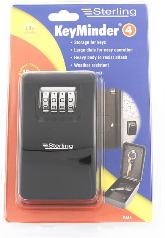 Sterling KM4 Large Combination Lockable Key Box, Minder 4 - Image 2