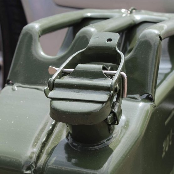 Faithfull FAIAUJERRY20 20 Litre Metal Jerry Can UN App, GS TUV Certified - Green - Image 3
