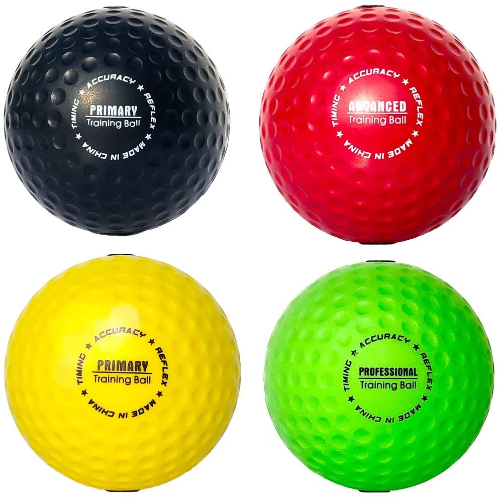 YMX BOXING Ultimate Training Ball Set, 4 Reaction Ball Plus 2 Adjustable Headband, Great for Reflex Timing, Accuracy - Image 2