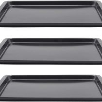 14.5" x 10" Non-Stick Baking Sheet Sets, Large Baking Tray Pans Rectangle (Set of 3)