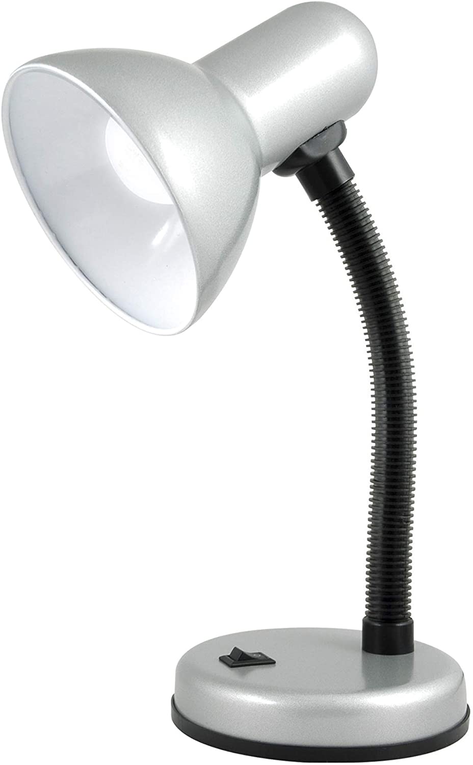 HOMELIFE 35w 'Classic' Flexi Desk Lamp with Versatile Flexible Neck, Integral On/Off Switch, Approx. 34cm Height, L958SV