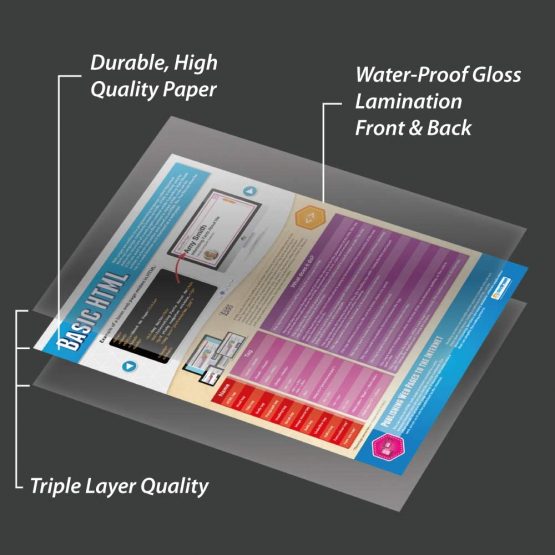Basic HTML | Computer Science Posters | Laminated Gloss Paper measuring 850mm x 594mm (A1) | STEM Posters for the Classroom | Education Charts by Daydream Education - Image 3