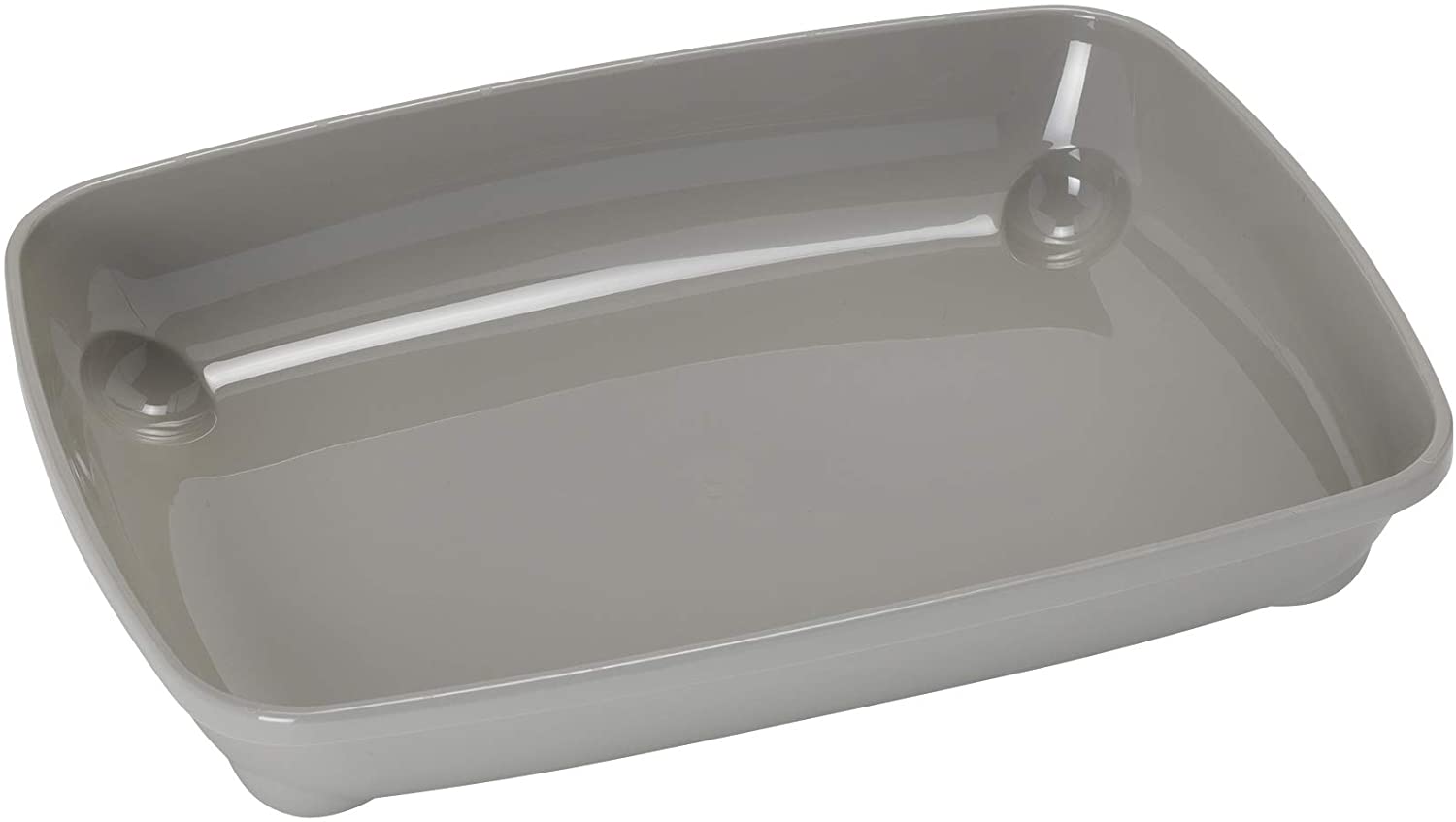 Moderna Cat litter Tray, Warm Grey 37cm, 37 cm (Pack of 1)