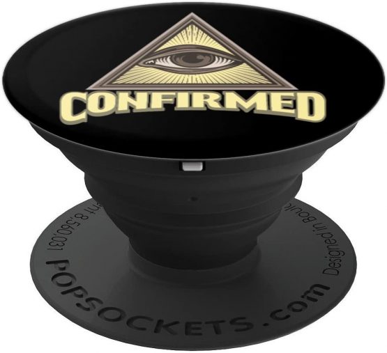 Alien Eye Secret Illuminati Society Confirmed Egyptian PopSockets Grip and Stand for Phones and Tablets