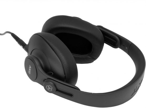 AKG K361 Studio Headphones, Over-Ear Closed-Back Design for Professional Performance, Lightweight and Foldable with 3 position hinges, Premium Isolating Earpads, Reinforced for AKG Durability - Image 3