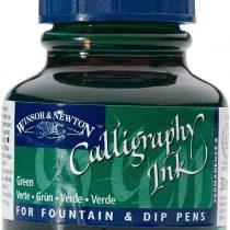 Winsor & Newton Calligraphy Ink Bottle, 30 ml - Green , 1111289