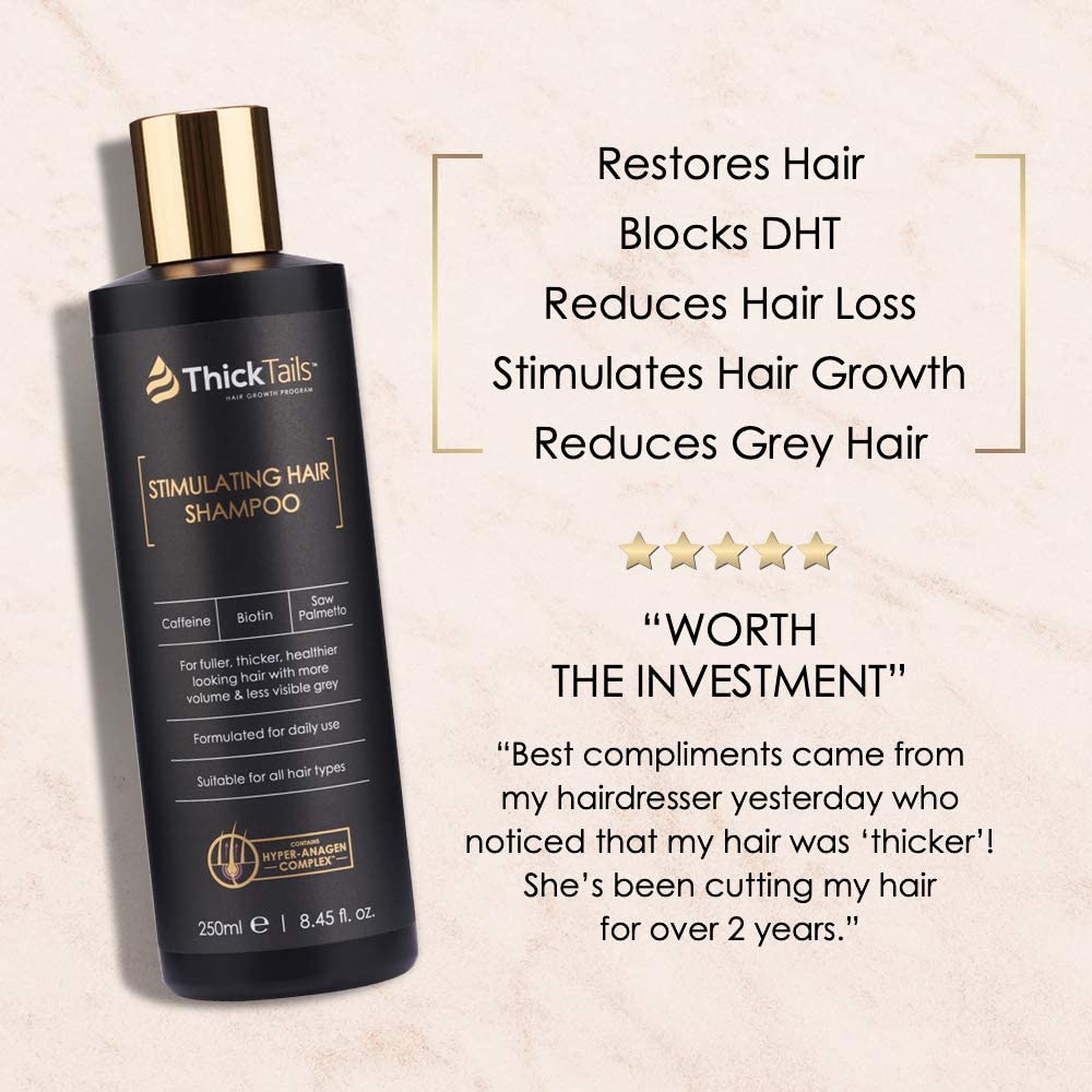 ThickTails Hair Growth Shampoo for Women with Caffeine Biotin & Saw Palmetto - Image 2