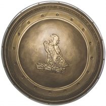 Rubie's Official DC Justice League Wonder Woman Child's Shield 12-inch, Child's Costume Accessory, Brown