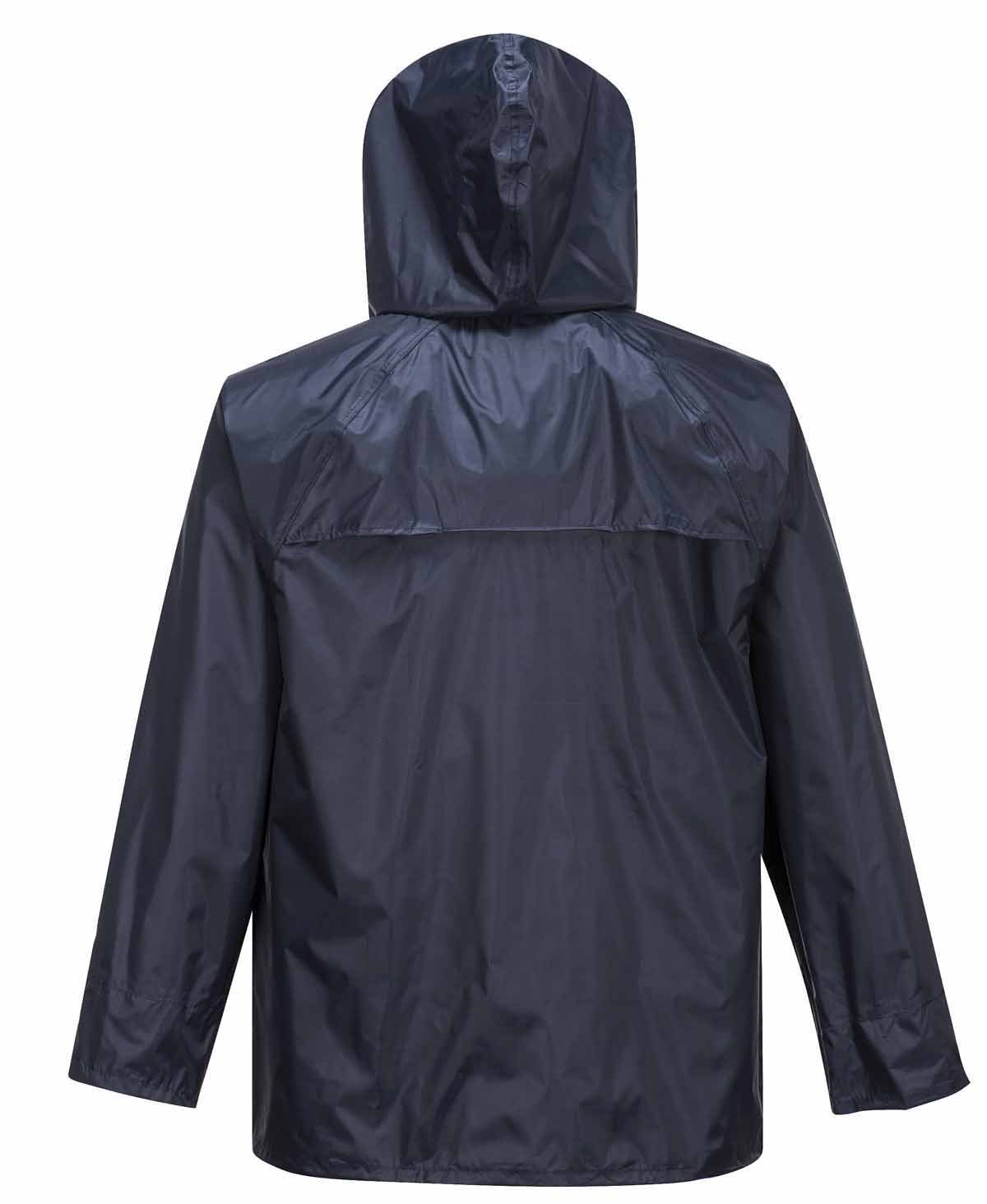 Portwest L440 Essentials Rainsuit Waterproof Lightweight Breathable Jacket & Trousers Pack-Away Hood Adjustable Fit Taped Seams Outdoor Workwear Protection - Image 4