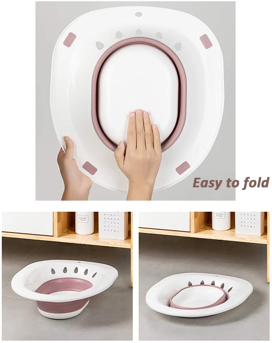 Tovee Foldable Sitz Bath for Toilet,Seat Sitz Bath Basin for Postpartum