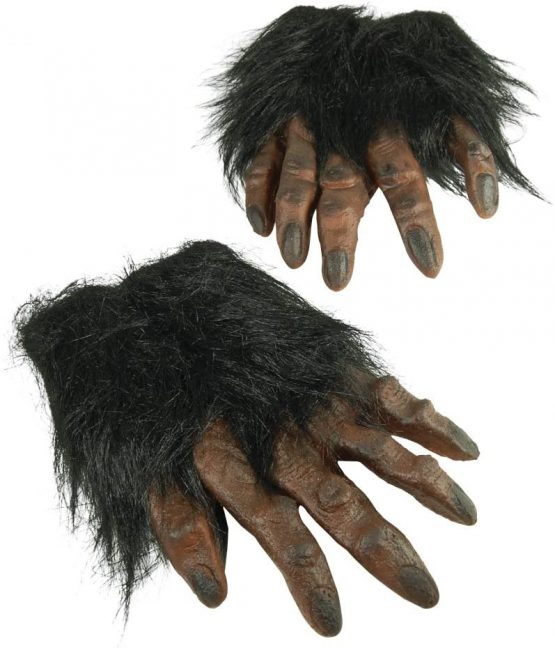 Bristol Novelty MD162 Hairy Hands, Unisex-Adult, Brown, One Size - Image 2