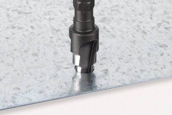 Wolfcraft 2555000 6/ 8/ 10mm HSS Step Drill with 3 Cutting Edges and Hexagonal Shank - Image 3
