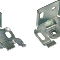 GARDINIA Bracket For Aluminium Blinds With 25 mm Top Rails, 2-Pack, Ceiling or Wall Installation, Installation Material Included, Metal, Galvanised