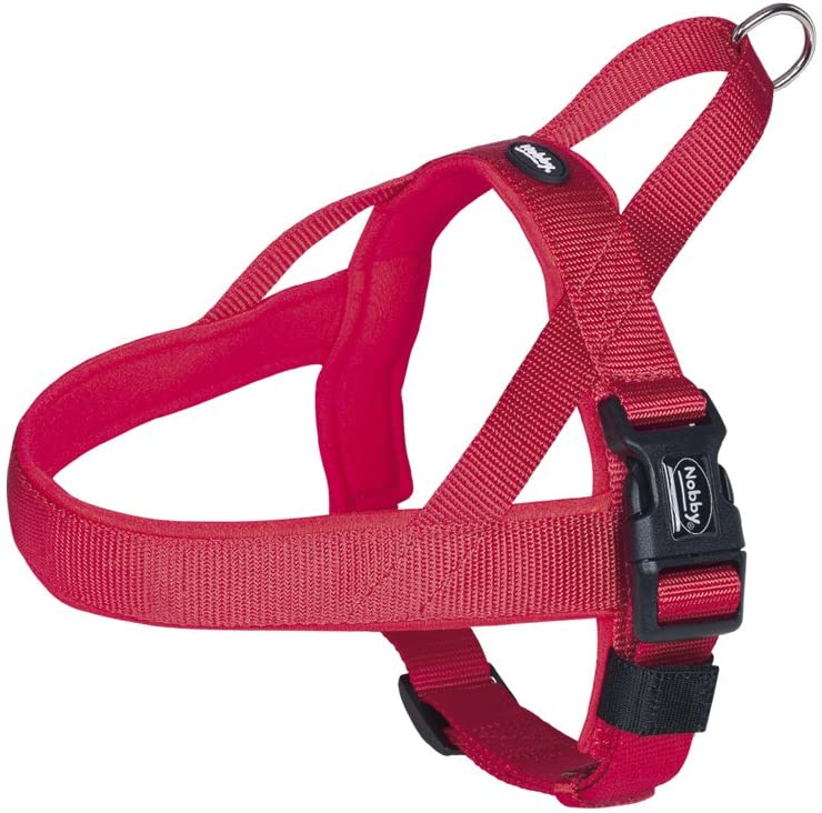 Nobby Classic Preno Norwegian Harness, 60-76 cm+46 cm/25-35 mm, Red, red/red, 60 - 76 cm+46 cm/25 35 mm
