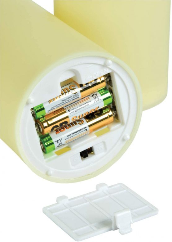 Lyyt Dancing Flame LED Candles with Wireless Remote | Set of 3, Yellow, Medium - Image 4