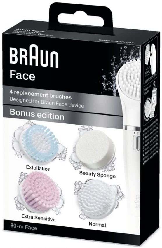 Braun SE80 Silk Epil Face Extra Multi-Pack Refills - Pack of 4