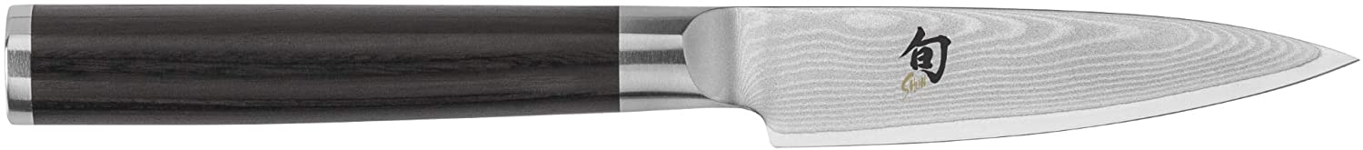 Shun DM0700 Classic 3-1/2-Inch Paring Knife, Black, 9 cm
