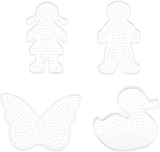 10pcs Pegboards for Perler Beads Kids Pegboard Template Board Hama Fuse Bead Clear Square Design Board - Image 2
