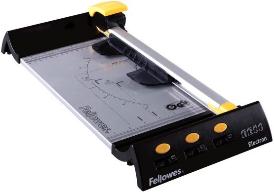 Fellowes 5410401 Small Office Rolling Paper Cutter Electron A4 - Black/Metal