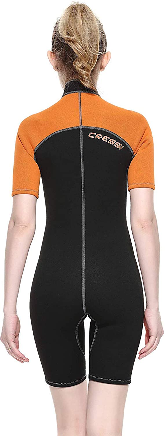 Cressi Lido Lady Shorty Wetsuit - Women's Shorty Wetsuit for Snorkelling Swimming and Water Sports, in 2mm Ultra Stretch Neoprene - Image 3