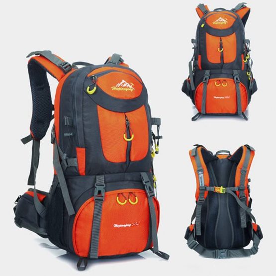 50 Liter Backpack, Great for Outdoor sport, Hiking, Trekking, Camping Travel, Mountain Climbing. Waterproof Mountaineering Bag, Travel Climbing Daypacks, Knapsack, Rucksack