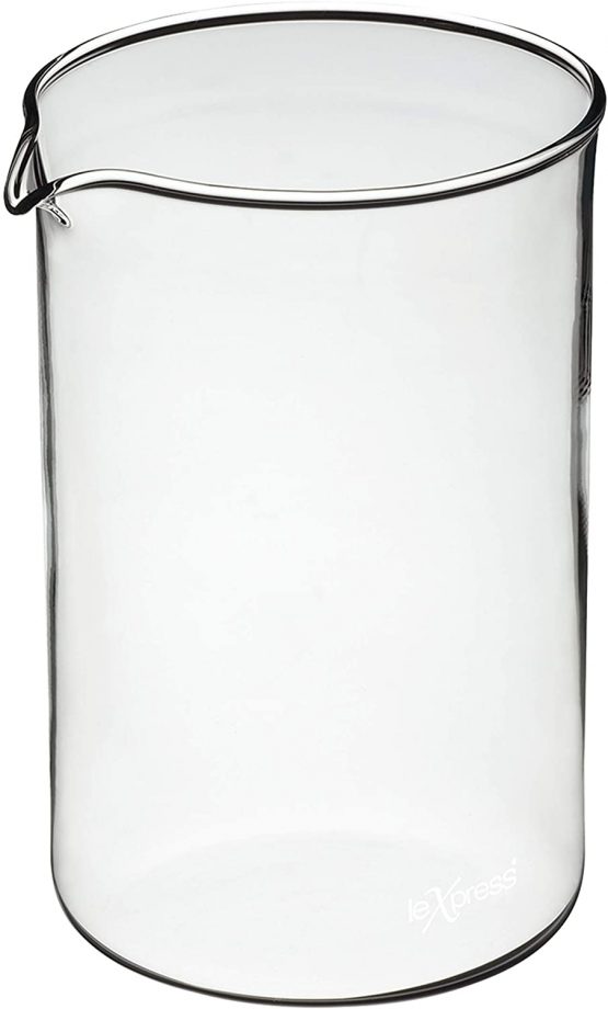 KitchenCraft Le'Xpress 6-Cup Cafetière Glass Jug, 850 ml (1.5 Pints)