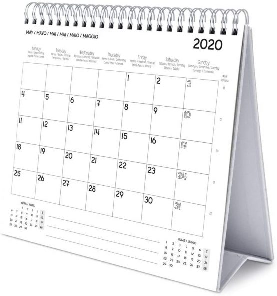 ERIK - London 2020 Desk Calendar - 12 Months - Image 4