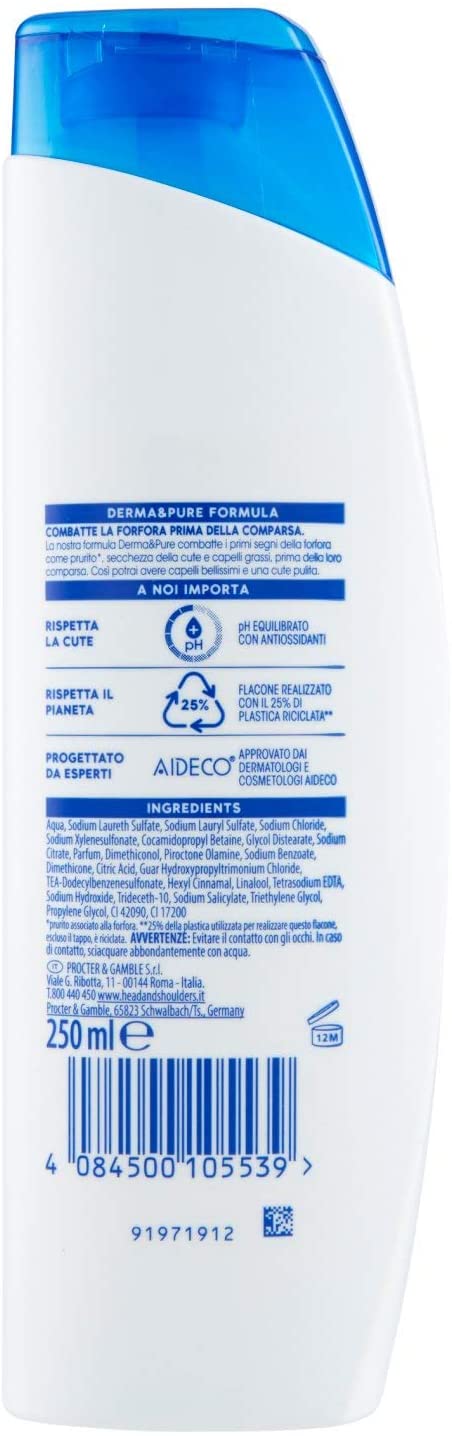Head & Shoulders Anti-Dandruff Shampoo, 250 ml Classic Clean, 250 ml (Pack of 1) - Image 3