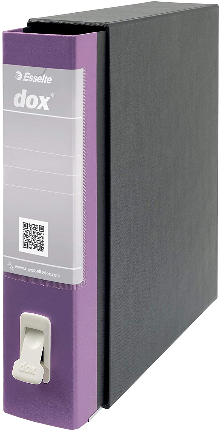 Esselte DOX 2 - Cardboard folder, lilac , Single unit, Foolscap