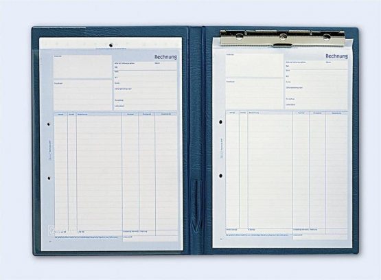 Avery Zweckform A4 Clipboard Folder for Snap-Apart Forms PVC Film Blue - Image 2