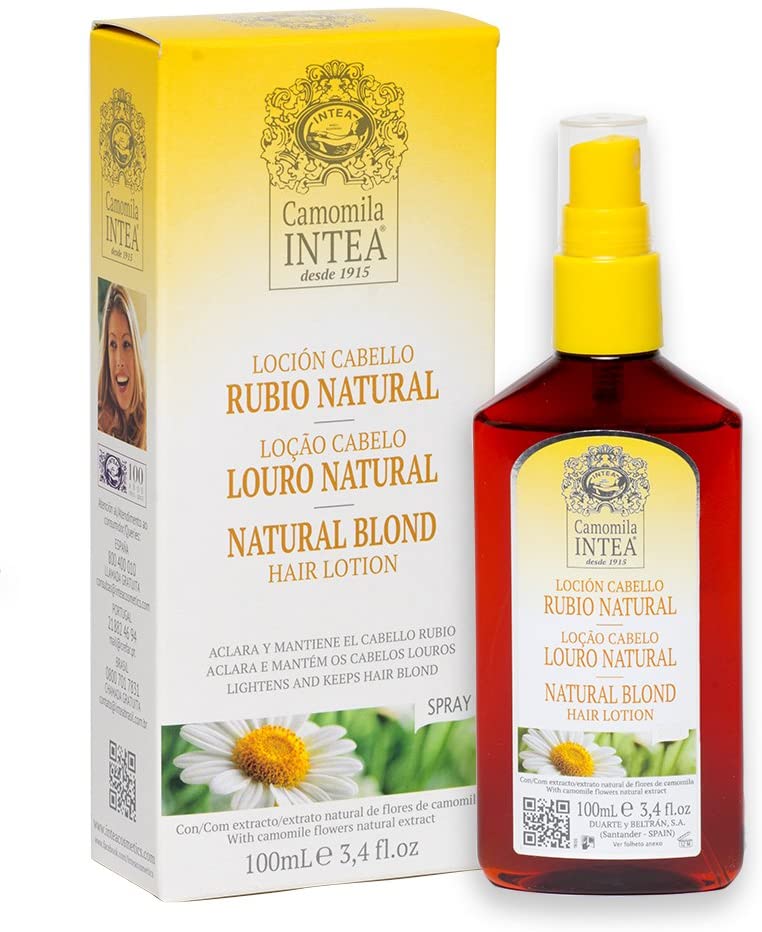 Camomila intea premium - Spray aclarador de cabello rubio natural - Extracto natural ecológico de manzanilla - 100 ML