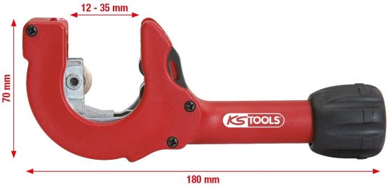 KS Tools 104.5060 Ratchet pipe cutter, 10-35mm - Image 2