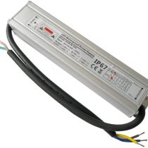 YAYZA! 1-Pack Compact Ultra-Slim Waterproof IP67 24V 1.25A 30W Low Voltage LED Driver Transformer Module Universal AC DC Switching Power Supply Indoor Outdoor Adapter
