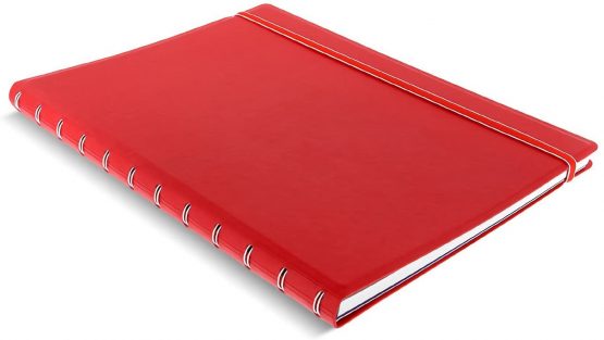 Filofax A4 Refillable Notebook - Red