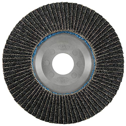 TYROLIT PREMIUM Long-Life C-Trim Flap Disc for Stainless Steel for Angle Grinders -- 125 x 22.23 mm / 40 Grit (Pack of 10) - Image 3