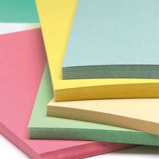BCreativetolearn A3 Pastel Card Eco 100% Recycled A3 Coloured Card 180gsm 100 Sheets Assorted Colours - Use for Card Making, Printing, Copying