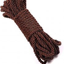 KuTi Kai All Purpose Rope 8 mm 10M - 32 Feet Length Strong Multifunctional Soft 100% Nylon Rope Natural Twisted Durable Long Ropes