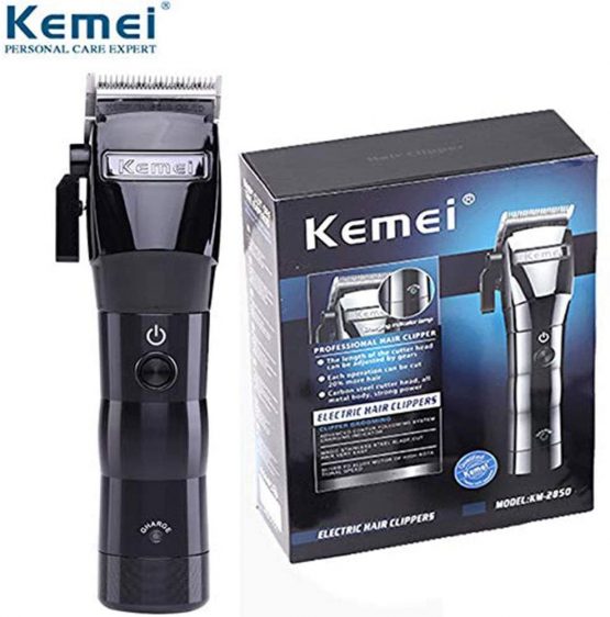 KEMEI Men's Electric Powerful Cordless Styling Tools Hair Clipper Trimmer Cutting Machine Haircut Trimming Powerful Rechargeable Professional Grooming Clippers
