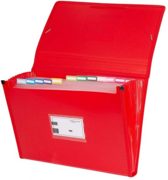 grafoplás 02963051-carpeta Organiser Foolscap, Red