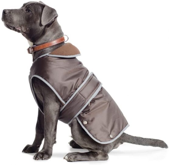 Ancol Muddy Paws Stormguard Coat Chocolate Small ( Length 30cm/ to fit girth 44-56cm)